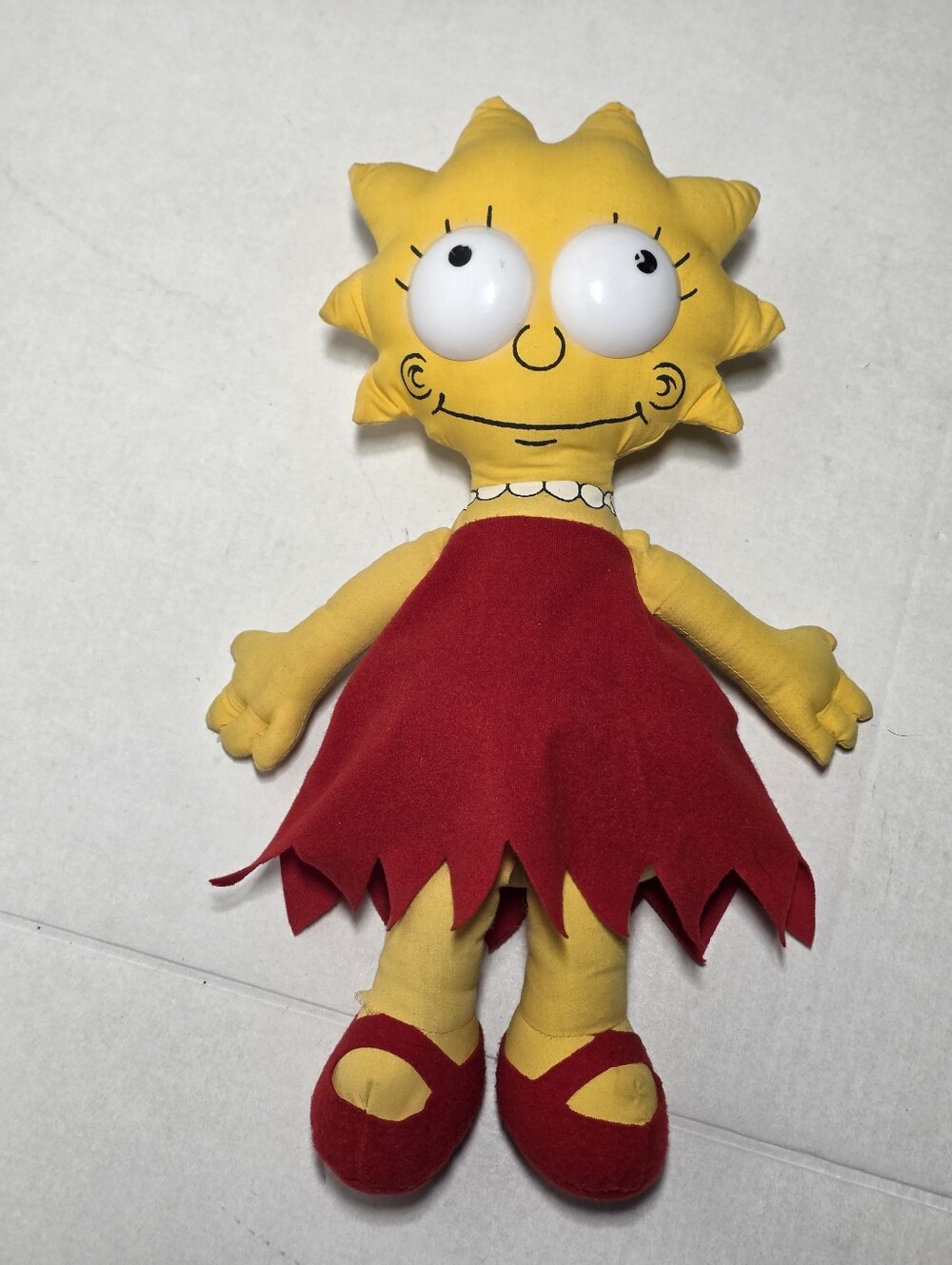 Vintage 1990 Lisa Simpson Rag Doll 16 Inches Matt Groening 20th Century Fox